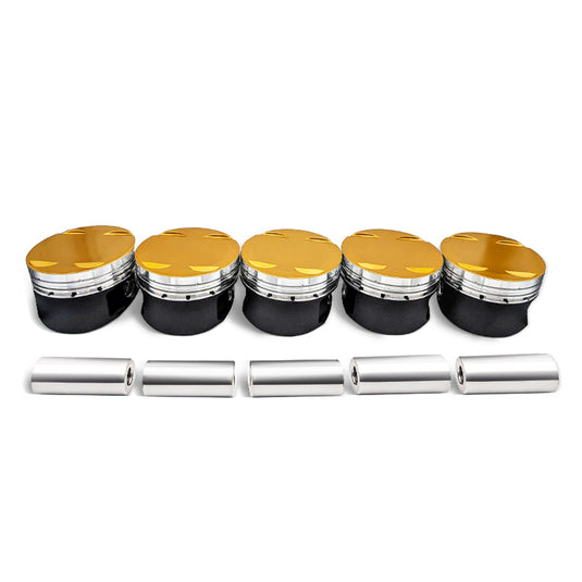 JDY Spec Diamond Forged Pistons Audi 2.5 TFSI RS3 / TTRS 10.0:1 82.50mm (H13 22mm Pin)