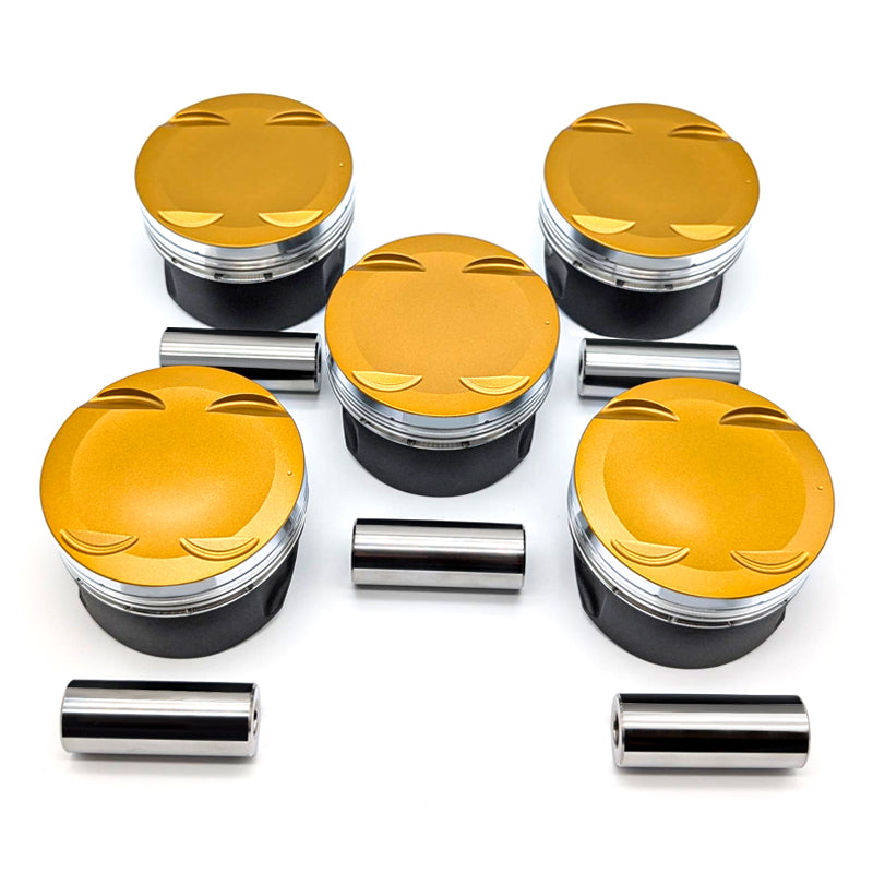 Load image into Gallery viewer, JDY Spec Diamond Forged Pistons Audi 2.5 TFSI RS3 / TTRS 10.0:1 82.50mm (H13 22mm Pin)

